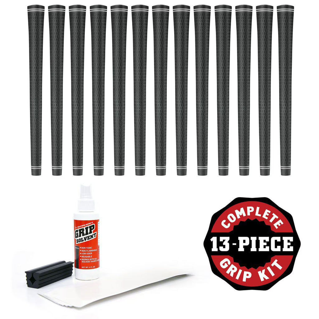 13 Piece Golf Grip Kit with Tape Solvent Vise Clamp A214