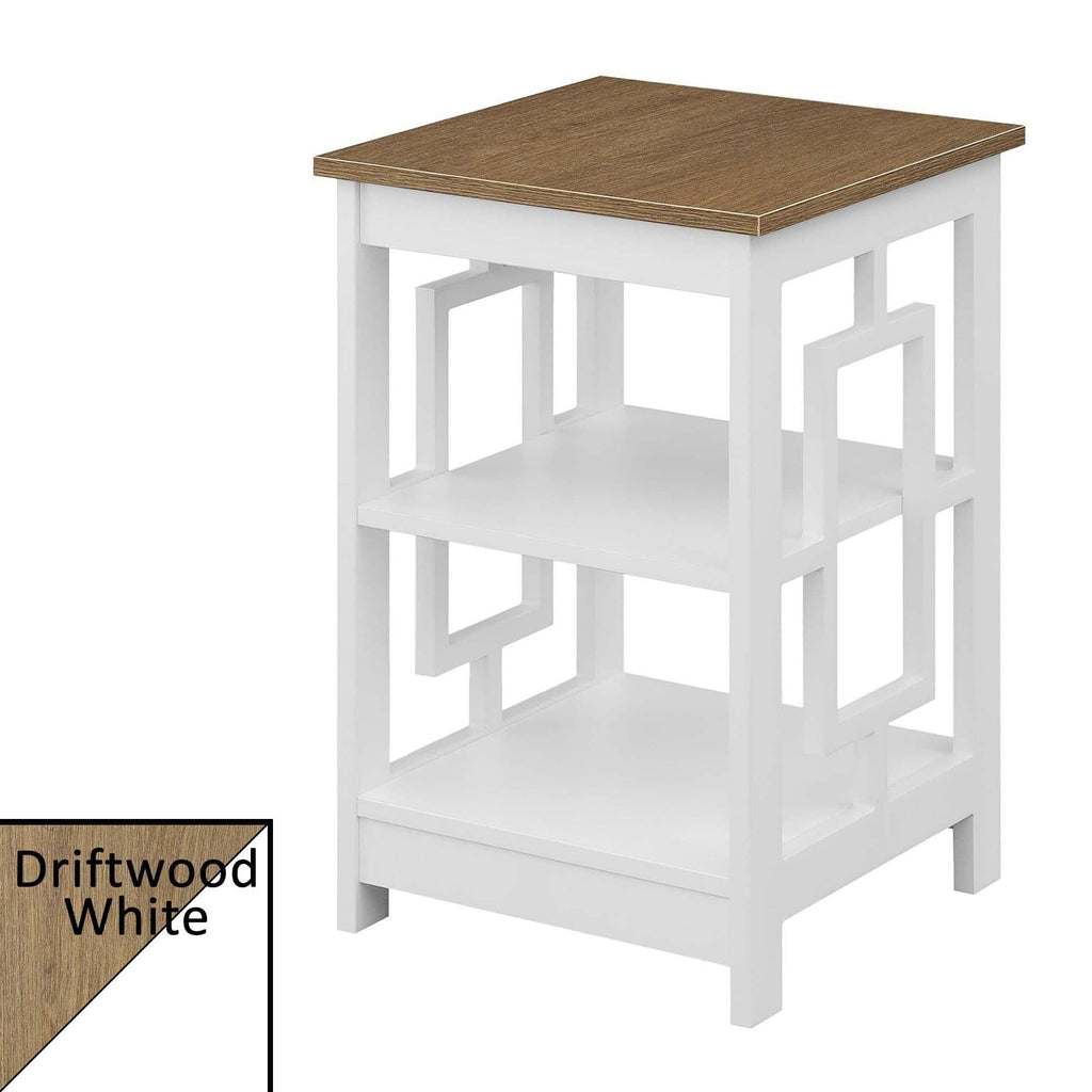 Black Square End Table O82286