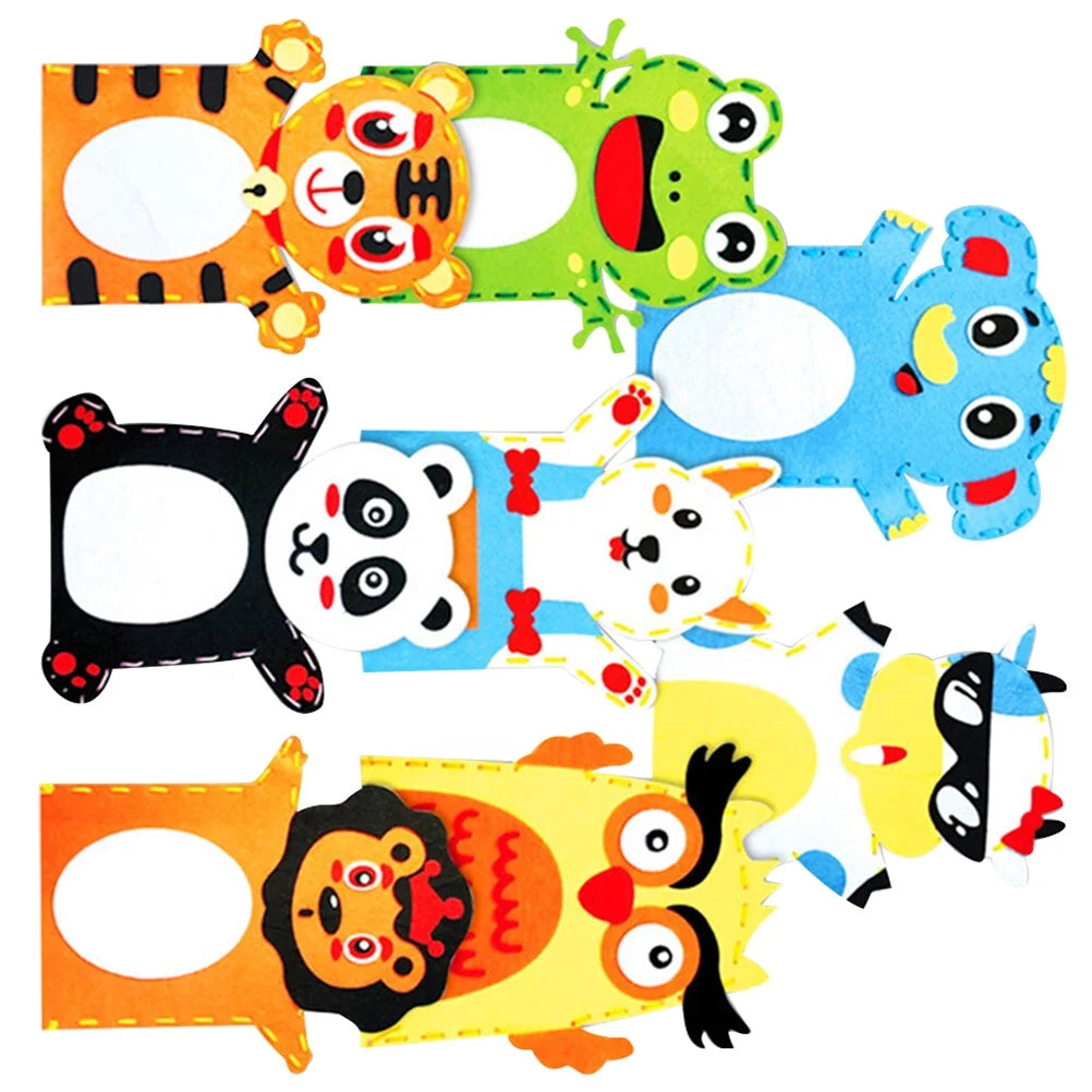 8PCS DIY Doll Making Kit Fabric Weaving Educational Toys F6013