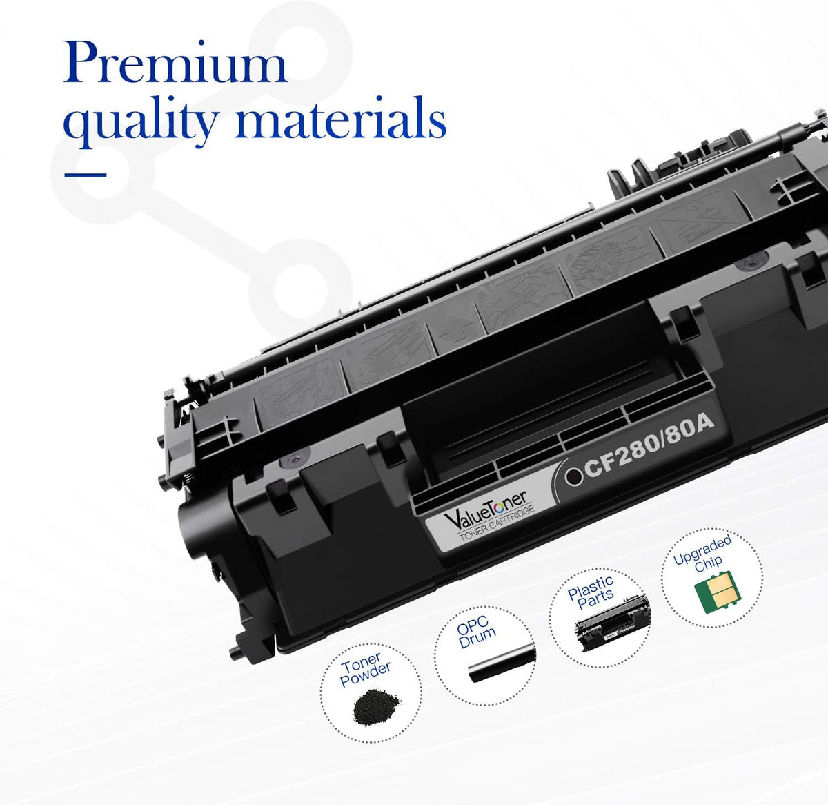 4 Black Compatible Toner Cartridge G700