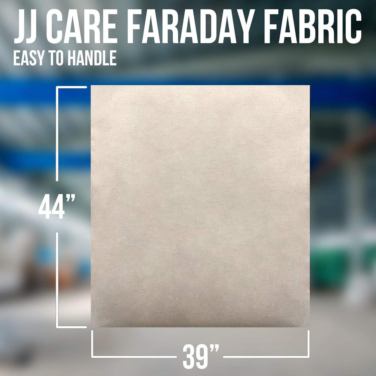 Faraday Fabric 44x39” Faraday Cloth Tape Pack of 2 I58973