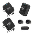 2.4G Wireless Microphone System with 2 Lavalier Microphones Q122507