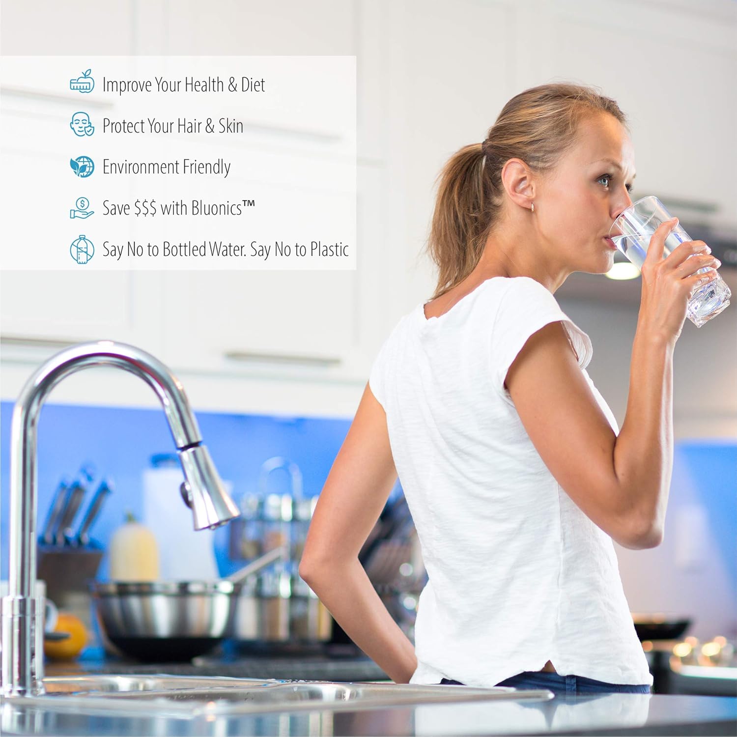 Complete Well Water Solution with UV, Sediment, Carbon Filter Purifier System 24GPM with Three Housing, 40 Mic Pre Filter and Extra Filter Replacement C5515
