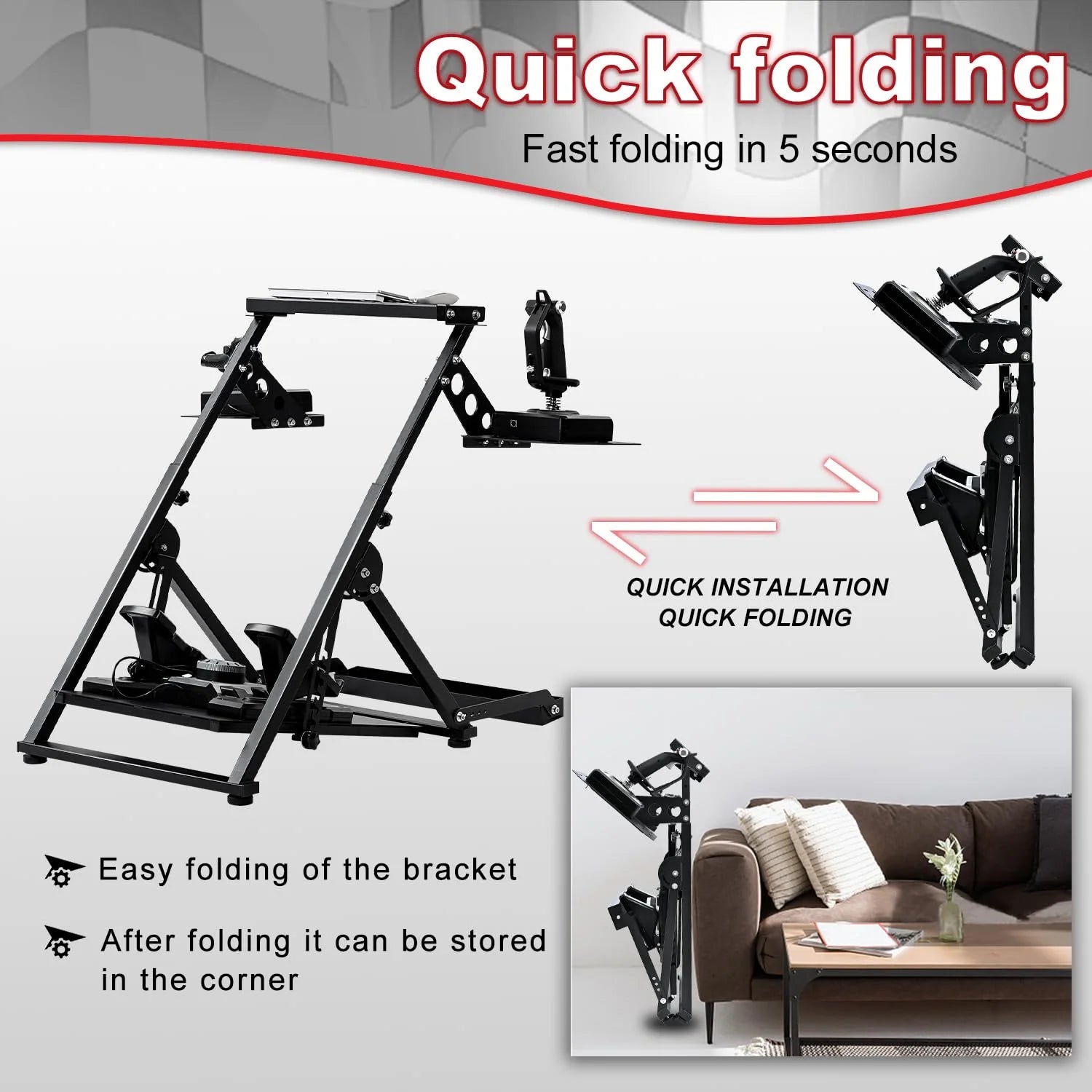 Flight Racing Simulator Stand B25541