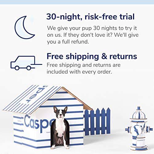 Blue Large Memory Foam Dog Bed U9349