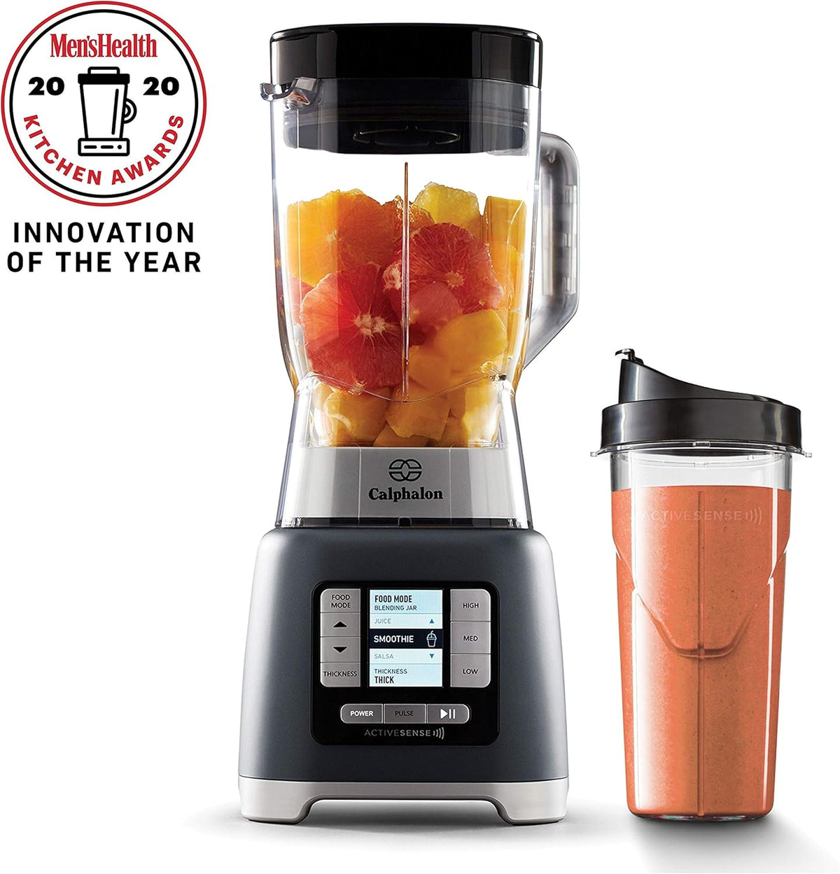 Dark Stainless Steel Blender with Blend-N-Go Cup B1570