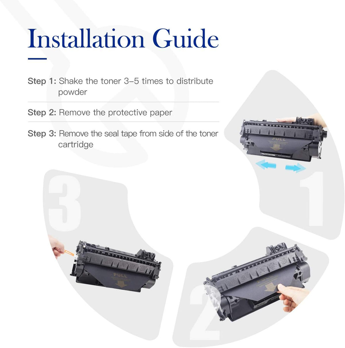 4 Black Compatible Toner Cartridge G700