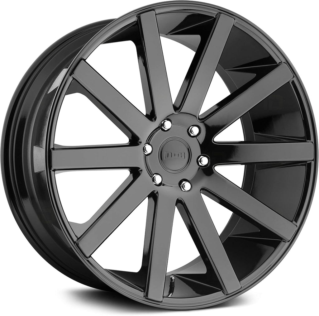 Black Wheel tpms 24 x 10 inches 6 x 139 mm 20 inches Offset O708