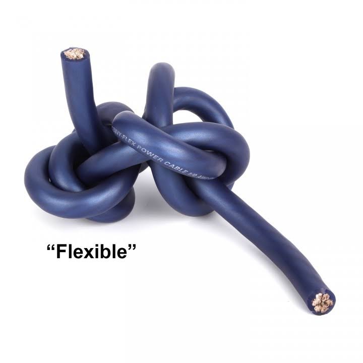 50 ft. Metallic Powder Blue 1/0-Gauge Power/Ground Wire Cable H765