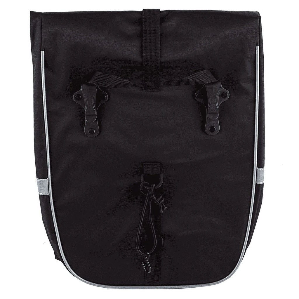 Waterproof Rear Bicycle Pannier Bag Black Reflective Y3184