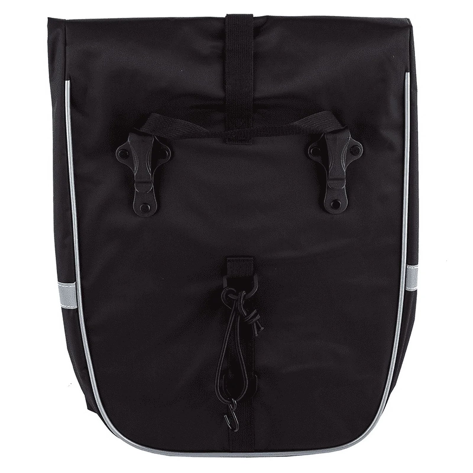 Waterproof Rear Bicycle Pannier Bag Black Reflective Y3184