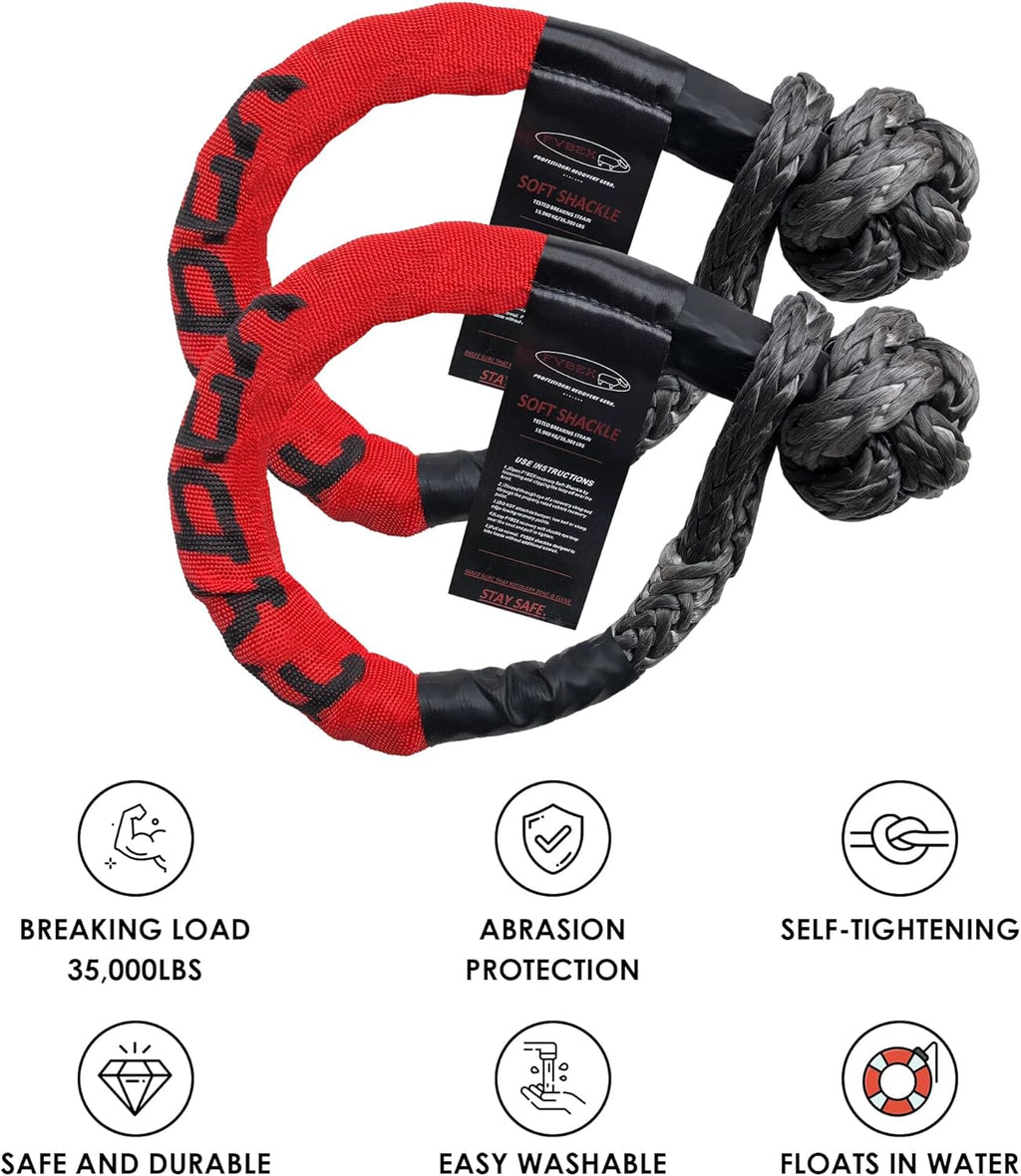 Synthetic Soft Shackle Recovery Kit Pack of 2 R934364