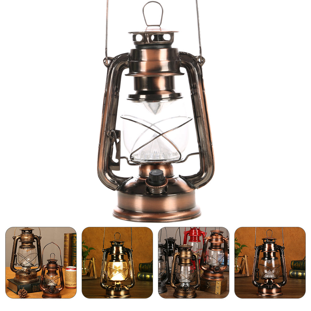 Retro LED Lantern for Camping Tent Light P956