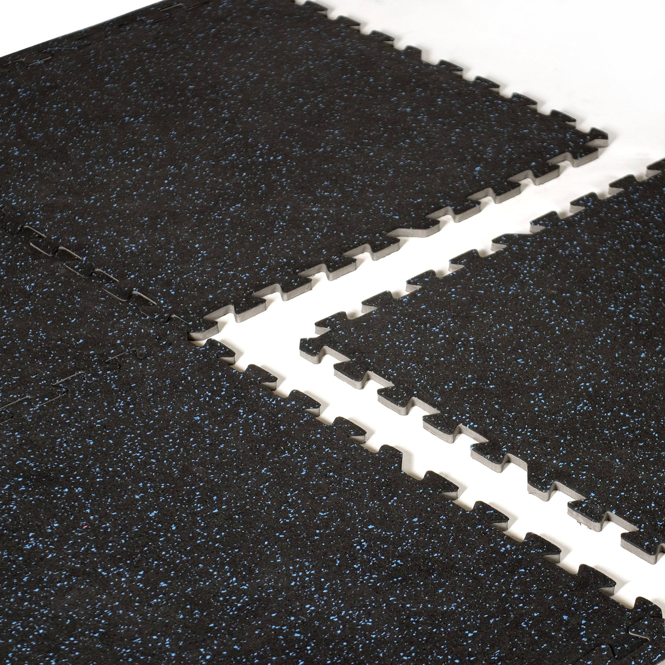 24x22 Interlocking Puzzle Mat (6 Piece) Recycled Rubber Q773