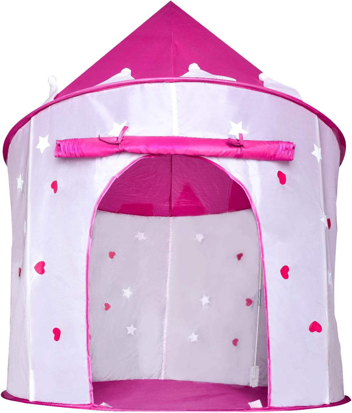 Pink Foldable Pop Up Play Tent for Kids B89881