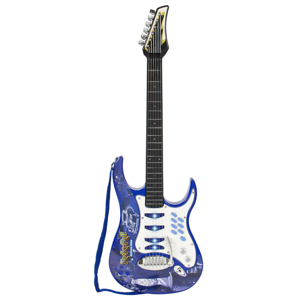 Blue Kids Electric Musical Guitar Toy Play Set U10200