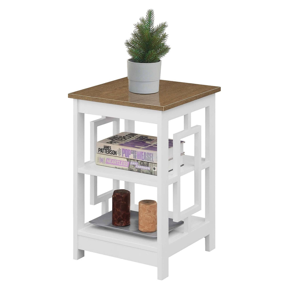 Black Square End Table O82286