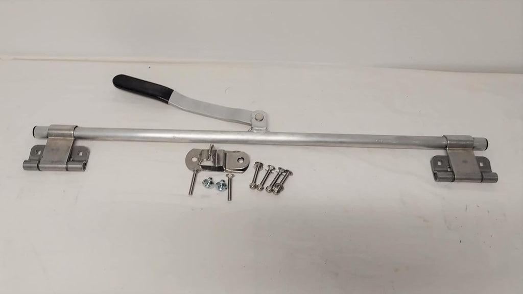 Aluminum Cargo Trailer Door Latch with SS Hasp and Mounting Hardware O78154