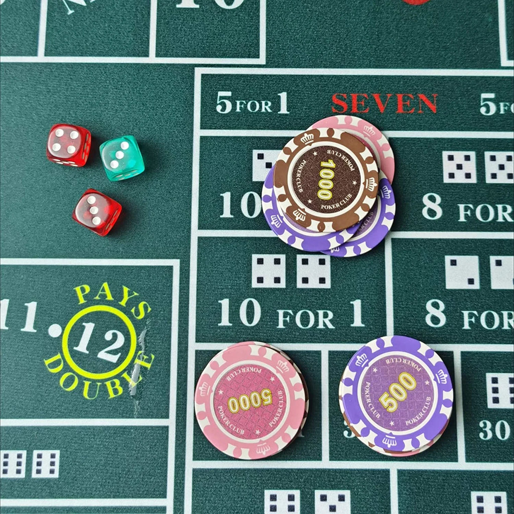 36x18 inch Double Sides Flannel Gambling Tablecloth H538