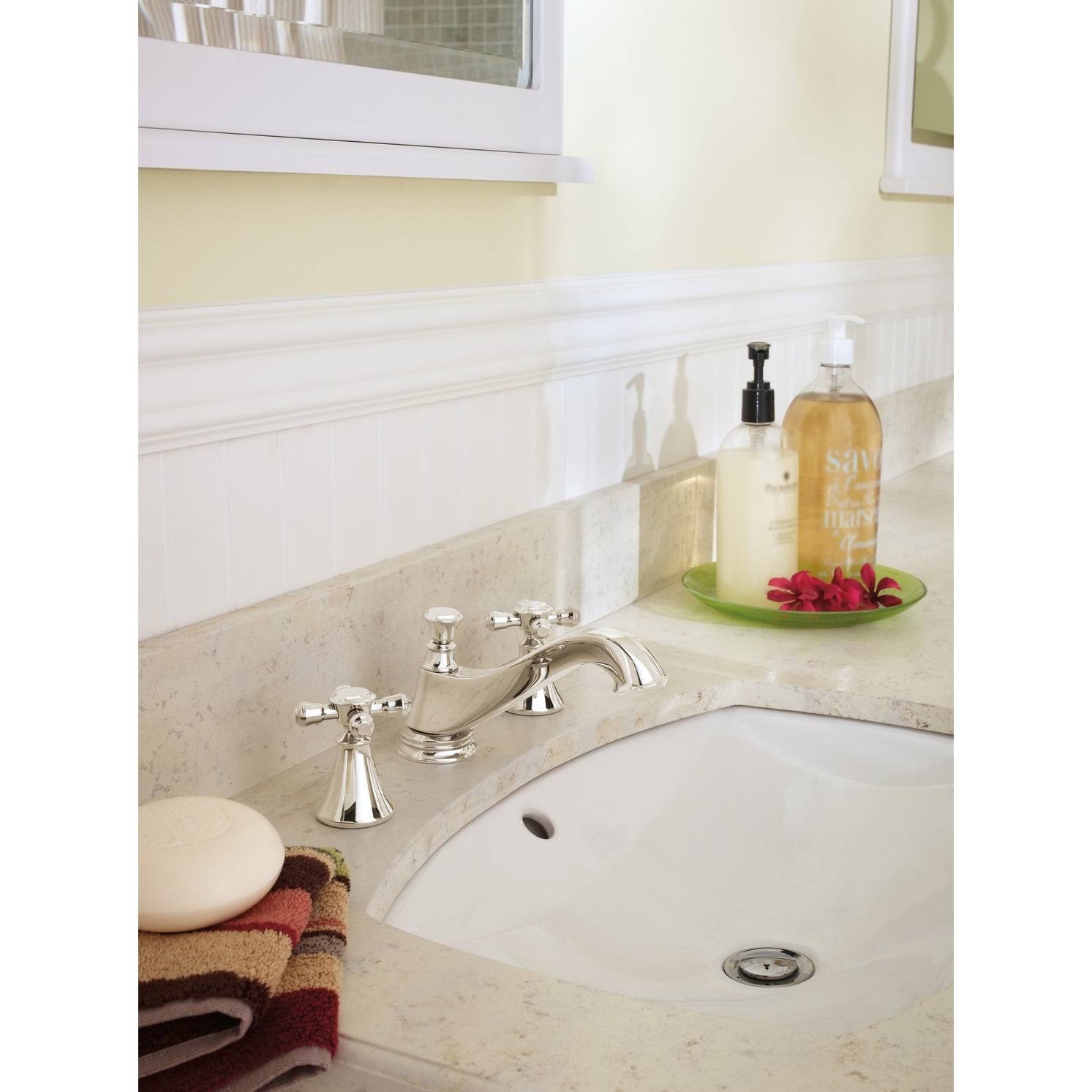 Brilliance Stainless Two Cross Bath Faucet / Bidet Handle Kit O512068