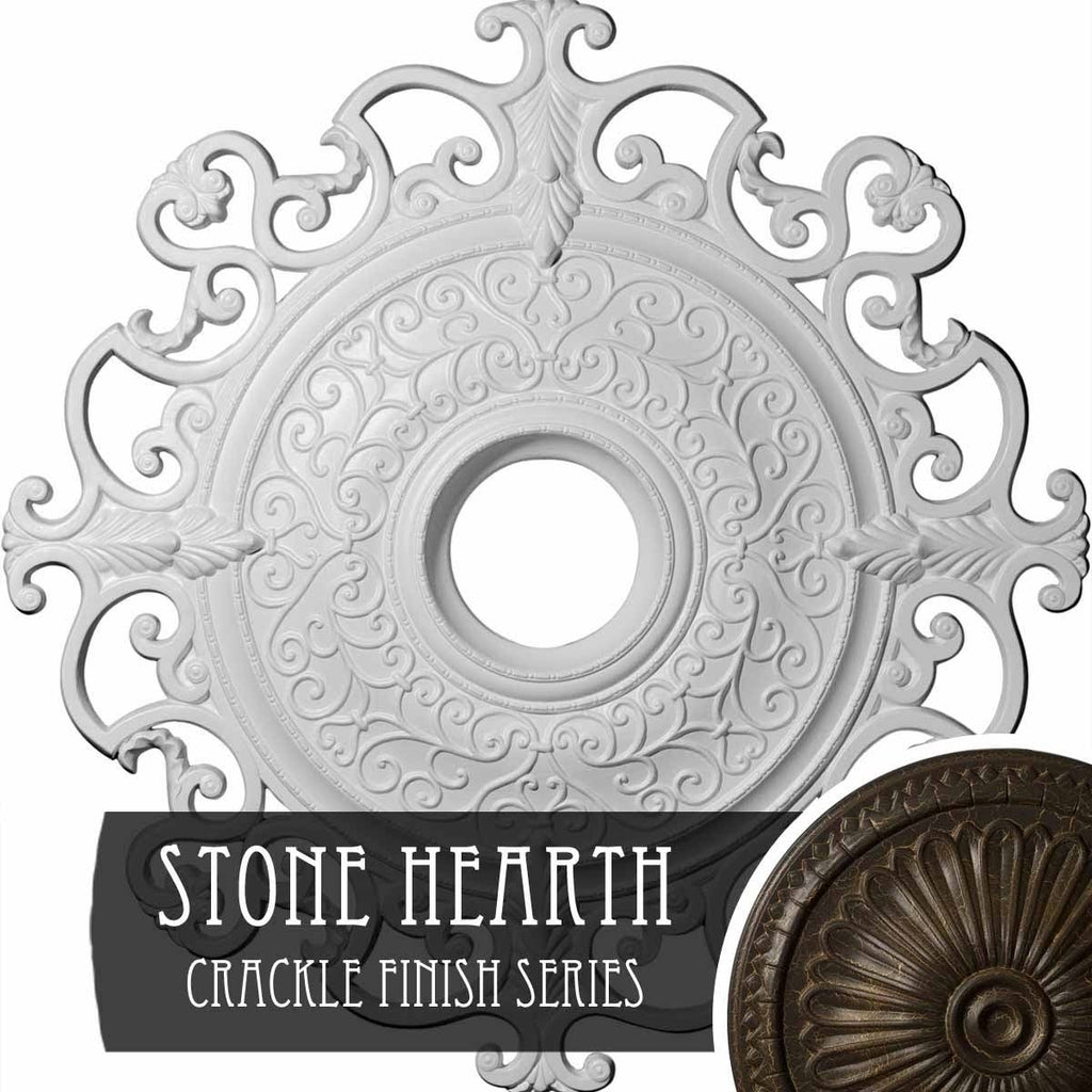 38 3/8x22OD x 6 5/8x22ID x 2 7/8x22P Ceiling Medallion H62125