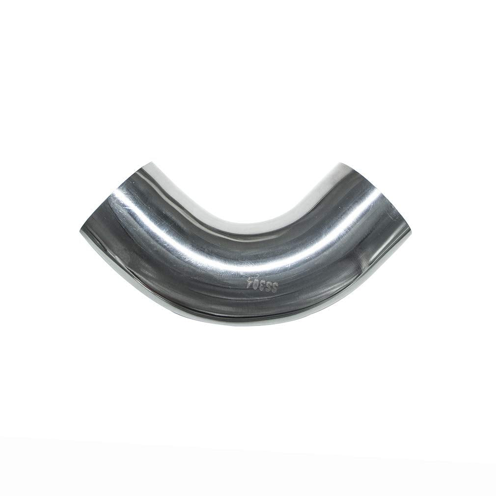 Stainless Steel 3.5" 90 Degree Mandrel Bend Exhaust Elbow, 14GA .078" Wall, 1.5" Leg, Pack of 2 F59205