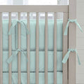 Solid Seafoam Aqua Crib Bumper Z282692