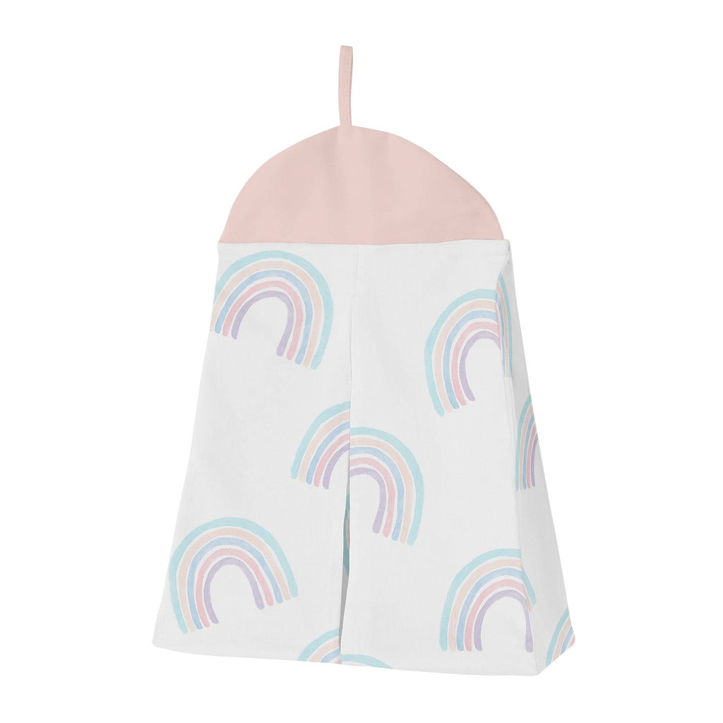Pastel Rainbow 5 Pieces Crib Bedding Set F227
