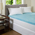 2-Inch Gel Memory Foam Mattress Topper, Blue, Full Y5304