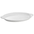 White Cast Aluminum Oval Shell Platter V4715