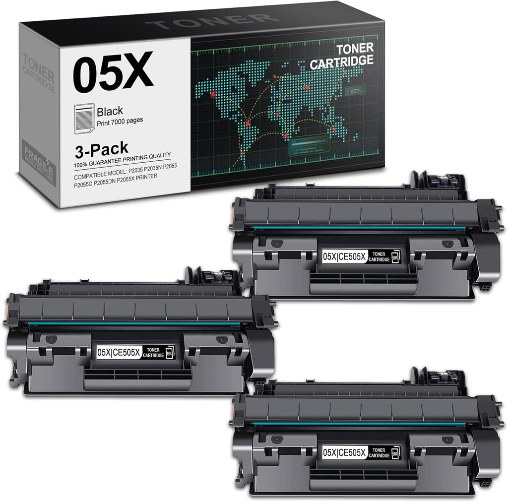 Black 3-Pack High Capacity Toner Cartridge U47562