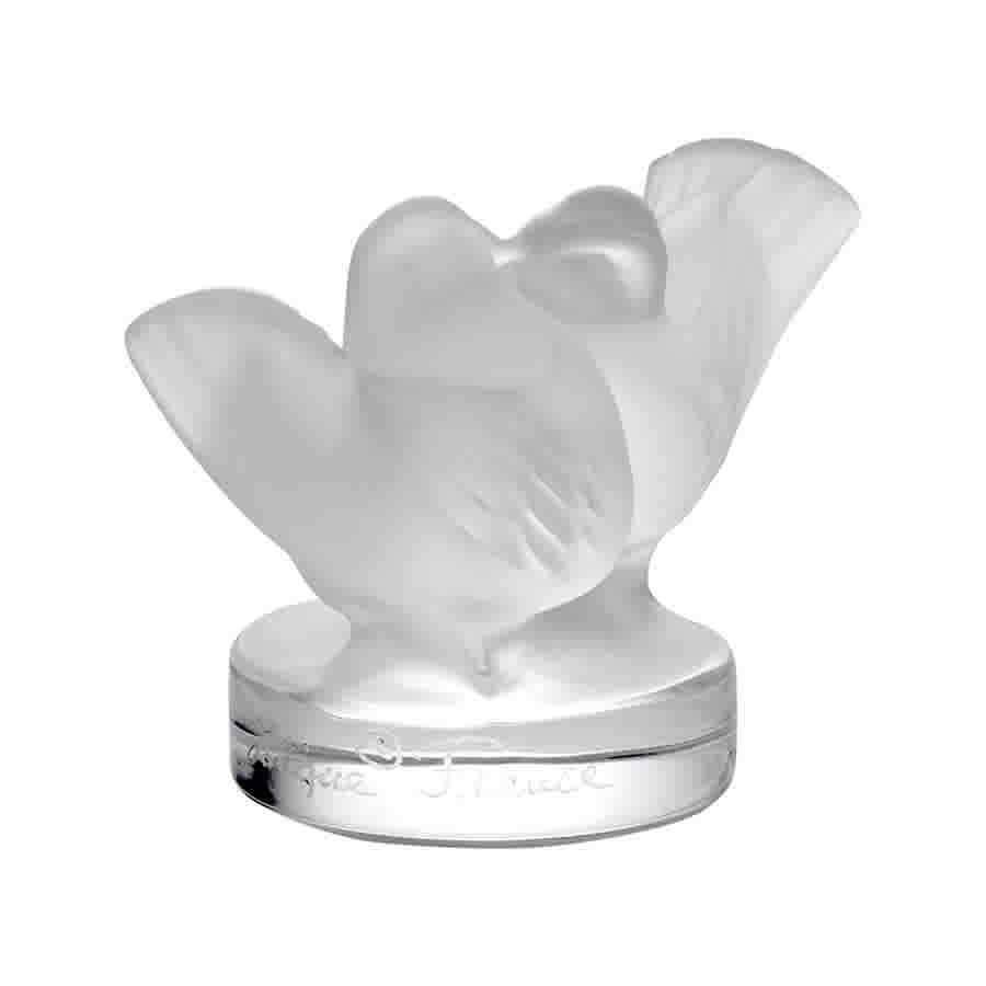 Clear Two Lovebirds Figurine J53318