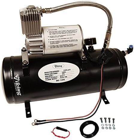 4 Black Trumpets Train Air Horn Kit A224649