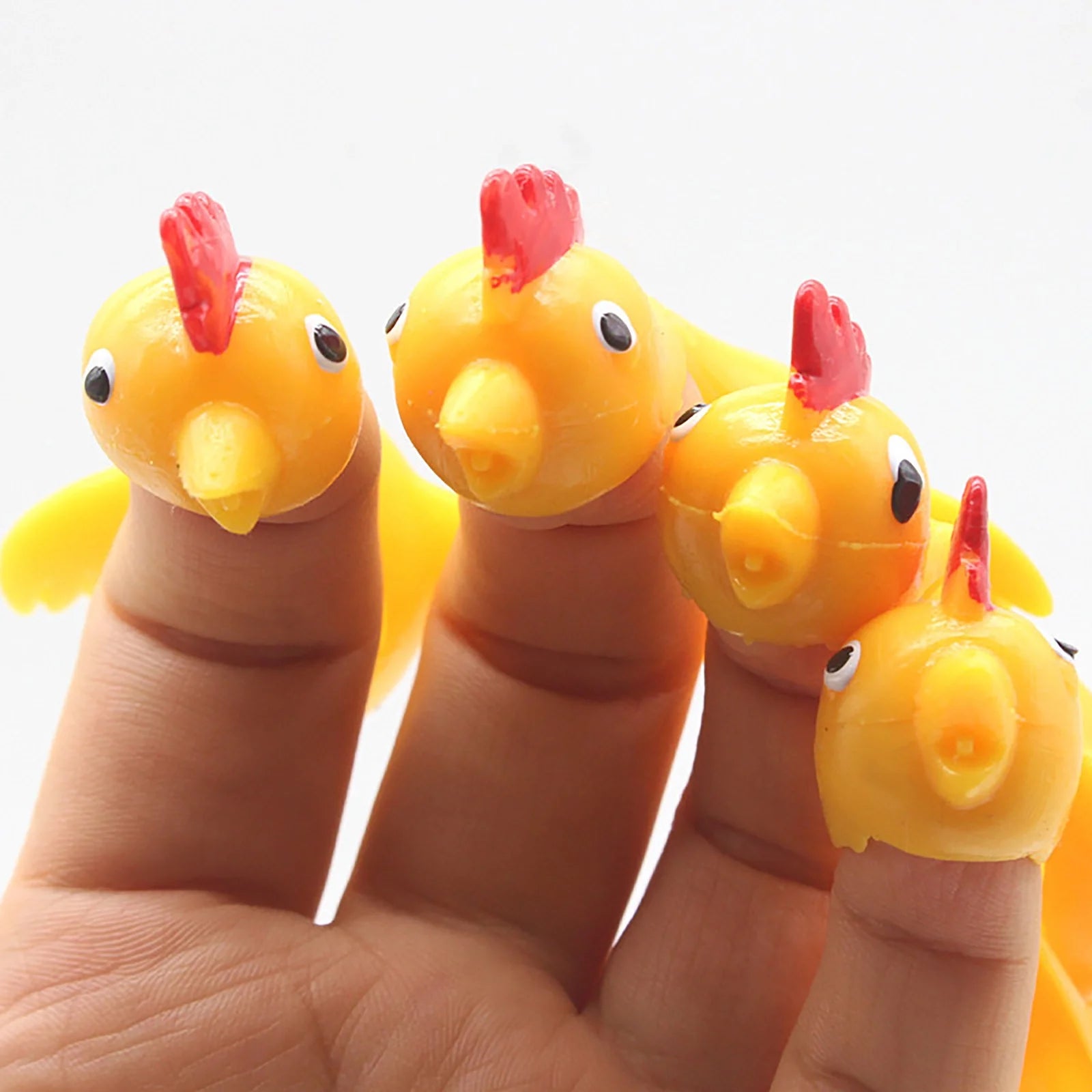 12 PCS Creative Ejection Chicken Toy I7124