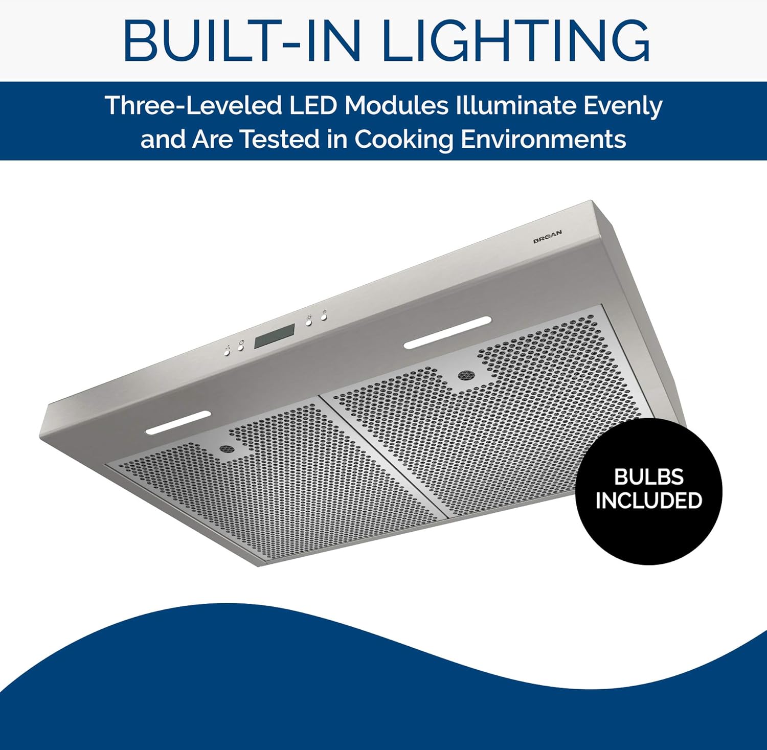 36-inch Stainless Steel Under Cabinet Range Hood with Light Exhaust Fan T66342