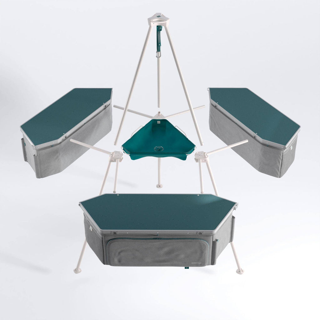 Camping Kitchen Unit in Green X88032