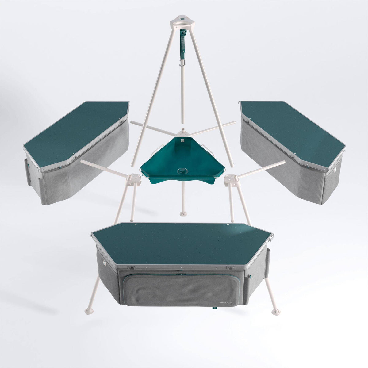 Camping Kitchen Unit in Green X88032