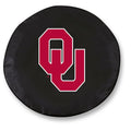 Black Vinyl Fitted Spare Car Tire Cover Q841