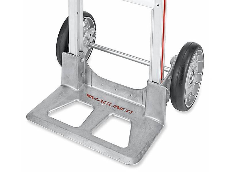 Aluminum Modular Hand Truck with Horizontal Loop Handle and Mold-On Rubber Wheels H429604