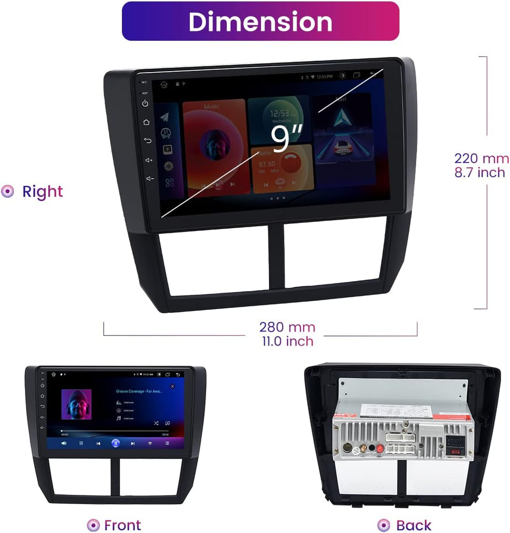 Car Stereo Bluetooth Radio Touch Screen V207