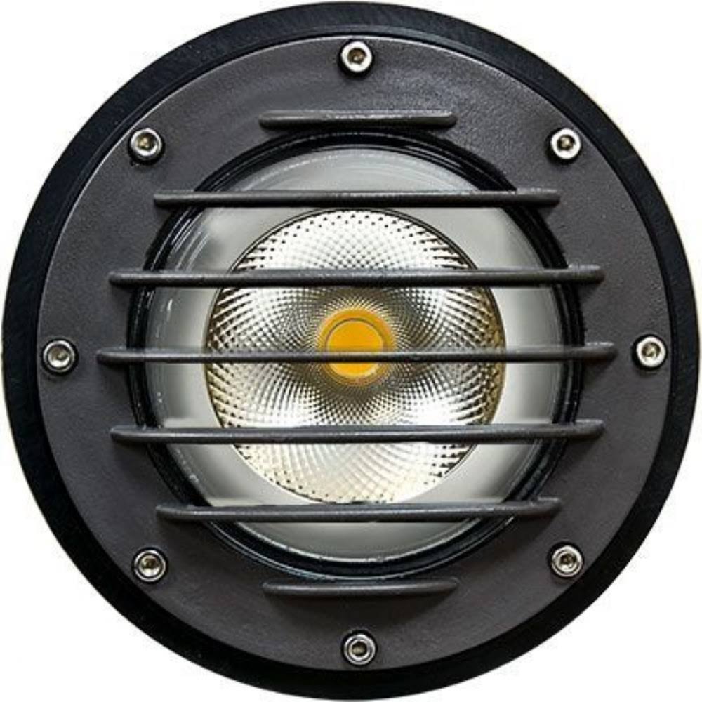 Black PAR38 LED Flood Light with Grill Q29559