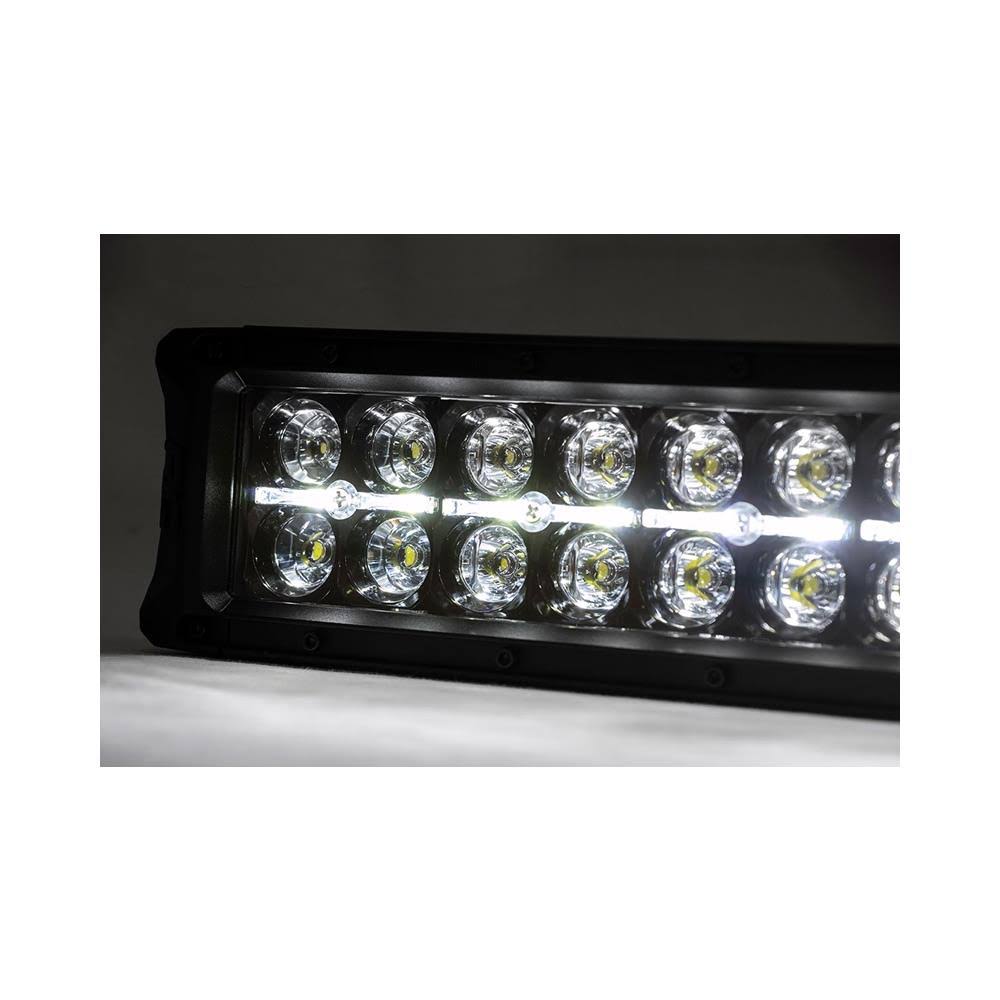 30 inch Curved LED Light Bar Dual Row Black Cool White DRL J588710