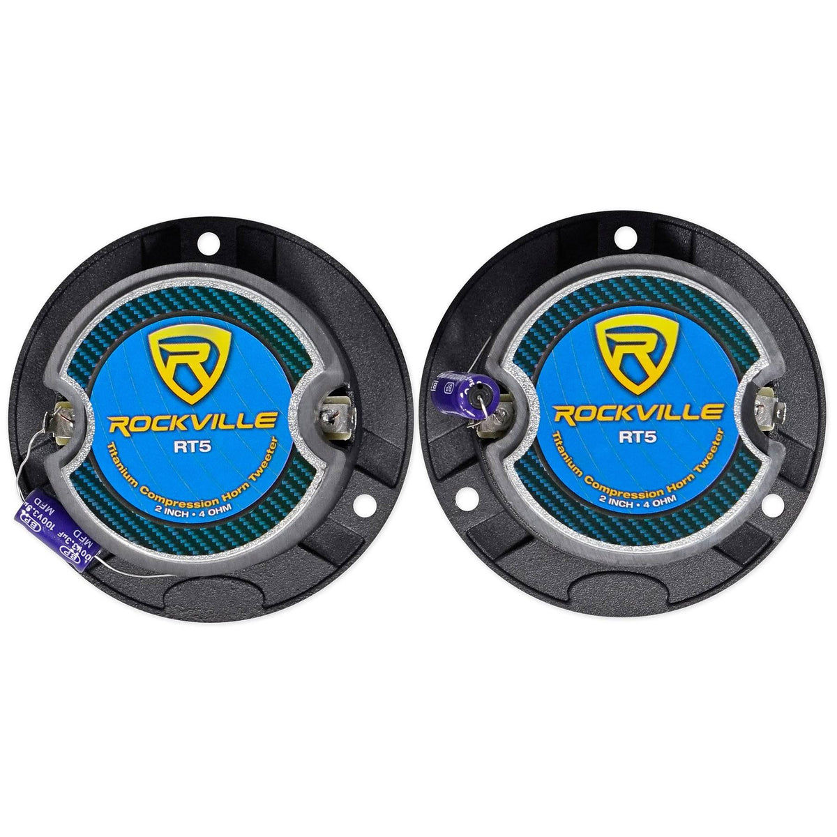2x22 Aluminum Car Tweeters with Titanium Diaphragm R28067