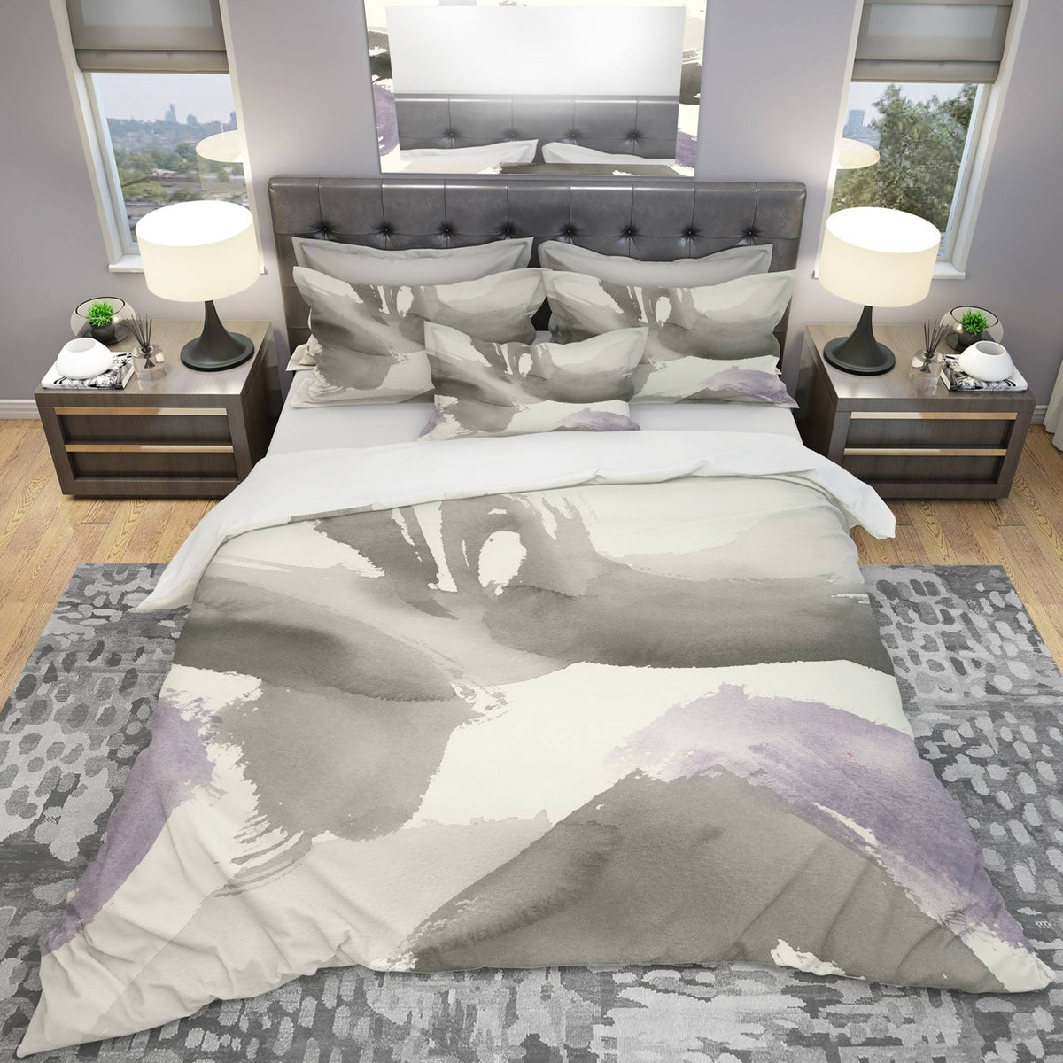 Twin Geometric Bedding Set with 1 Sham U24006