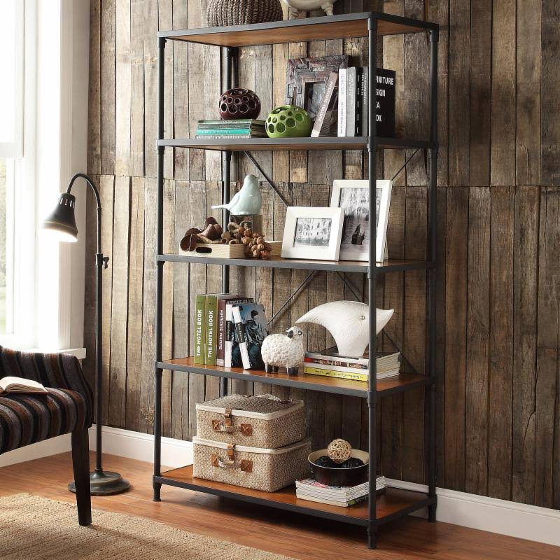 4 Shelf Brown Bookcase K80478