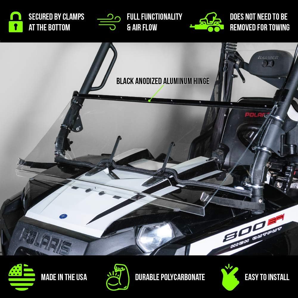Full-Tilt Windshield for Polaris Ranger 2009 XP, 2010 – 2014 F545105