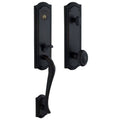 Satin Black Single Cylinder Mortise Handleset N507