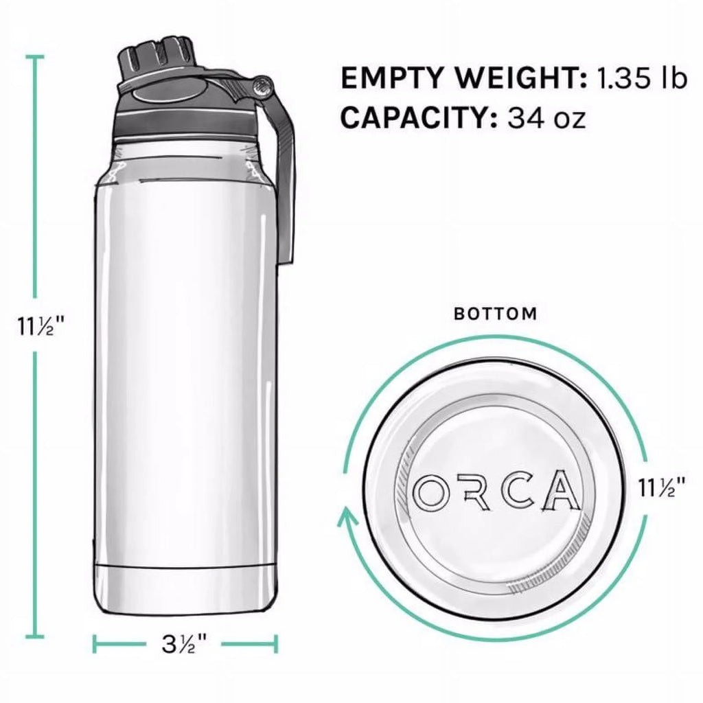 34 oz Pearl/White/Gray BPA Free Hydration Bottle B828428