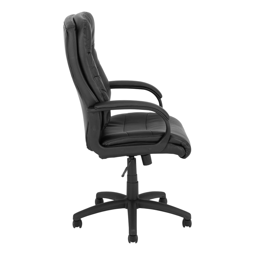 Adjustable Height High Back Executive Chair Black C649