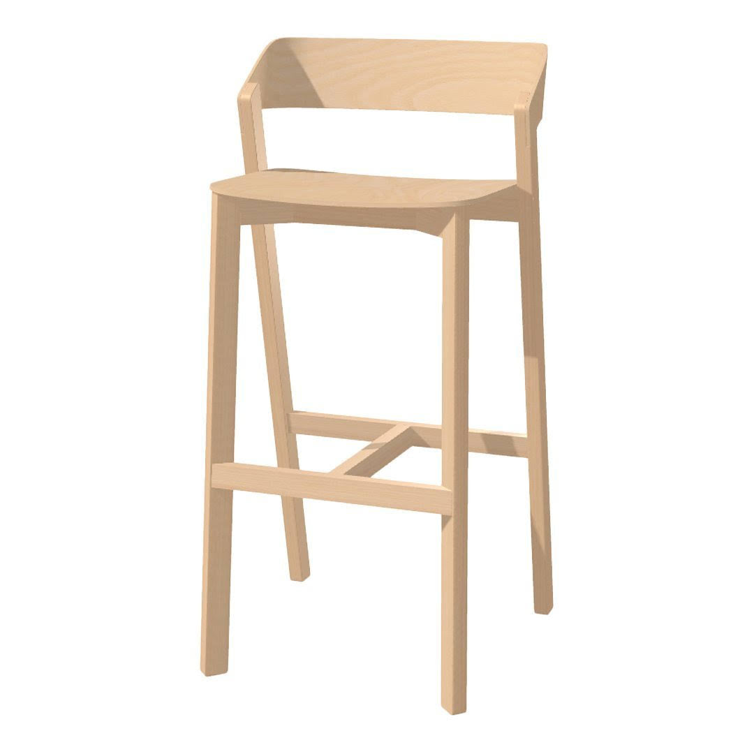 Beech Frame Barstool H62630